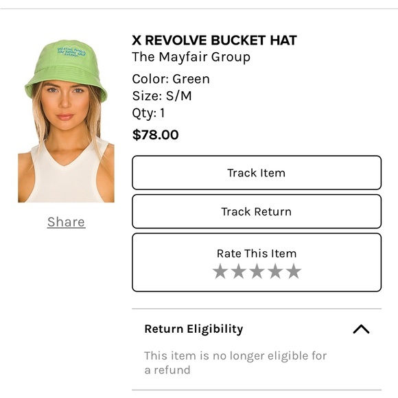 The Mayfair group x Revolve Bucket Hat in green 💚 - Picture 5 of 8